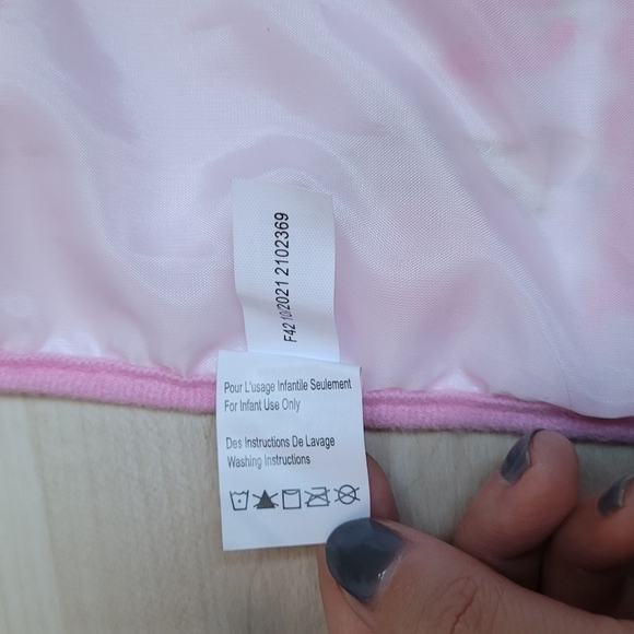 EASTER Bunny onesie and baby bib set newborn pink grey carters - Picture 10 of 13